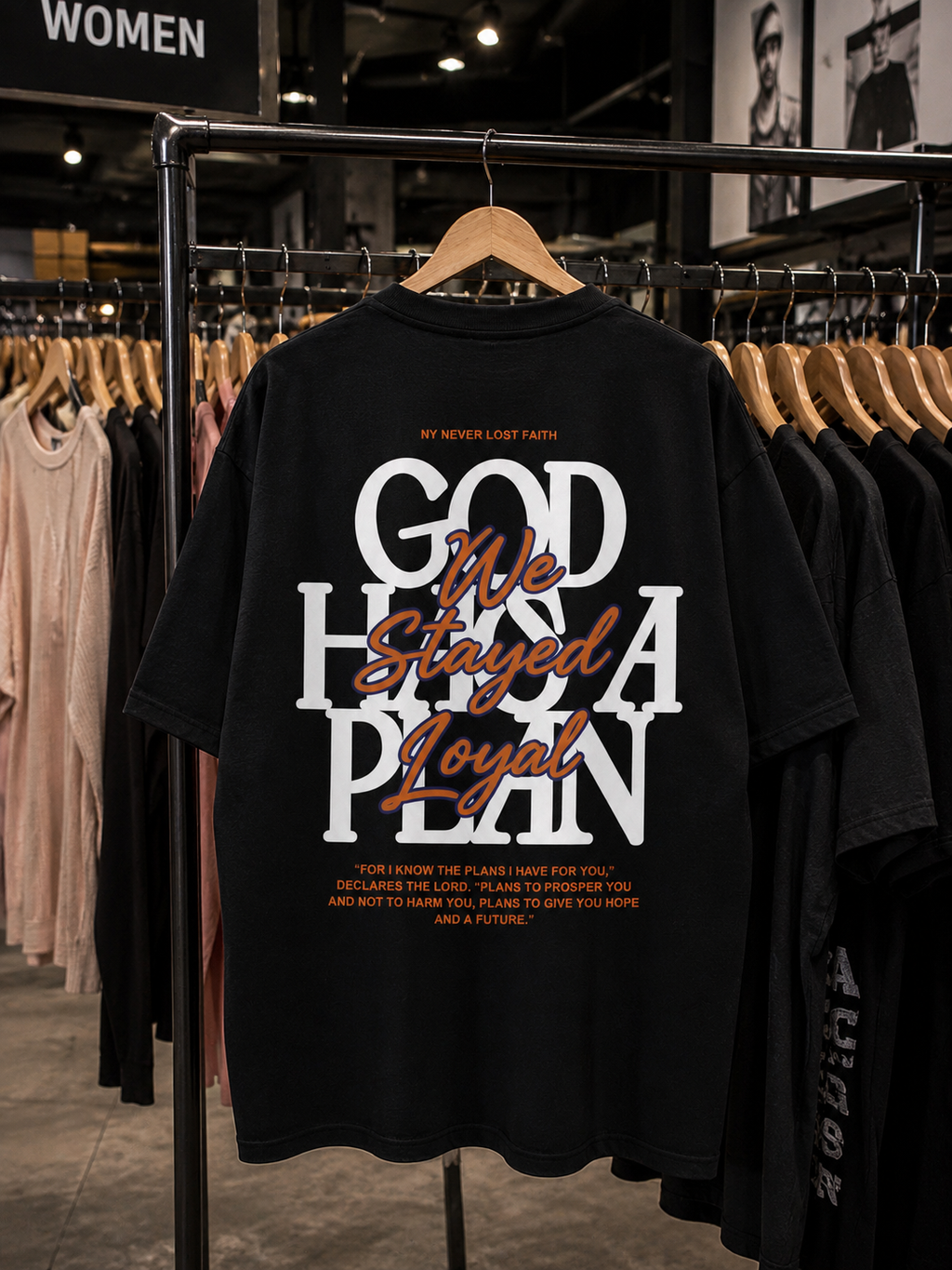 New York "We Stayed Loyal" Knicks Oversized Tee