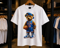 New York Urban Bear Basketball Bear - Unisex Street Wear Urban Tee