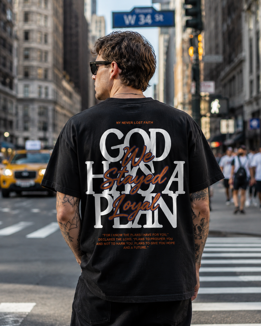 New York "We Stayed Loyal" Knicks Oversized Tee