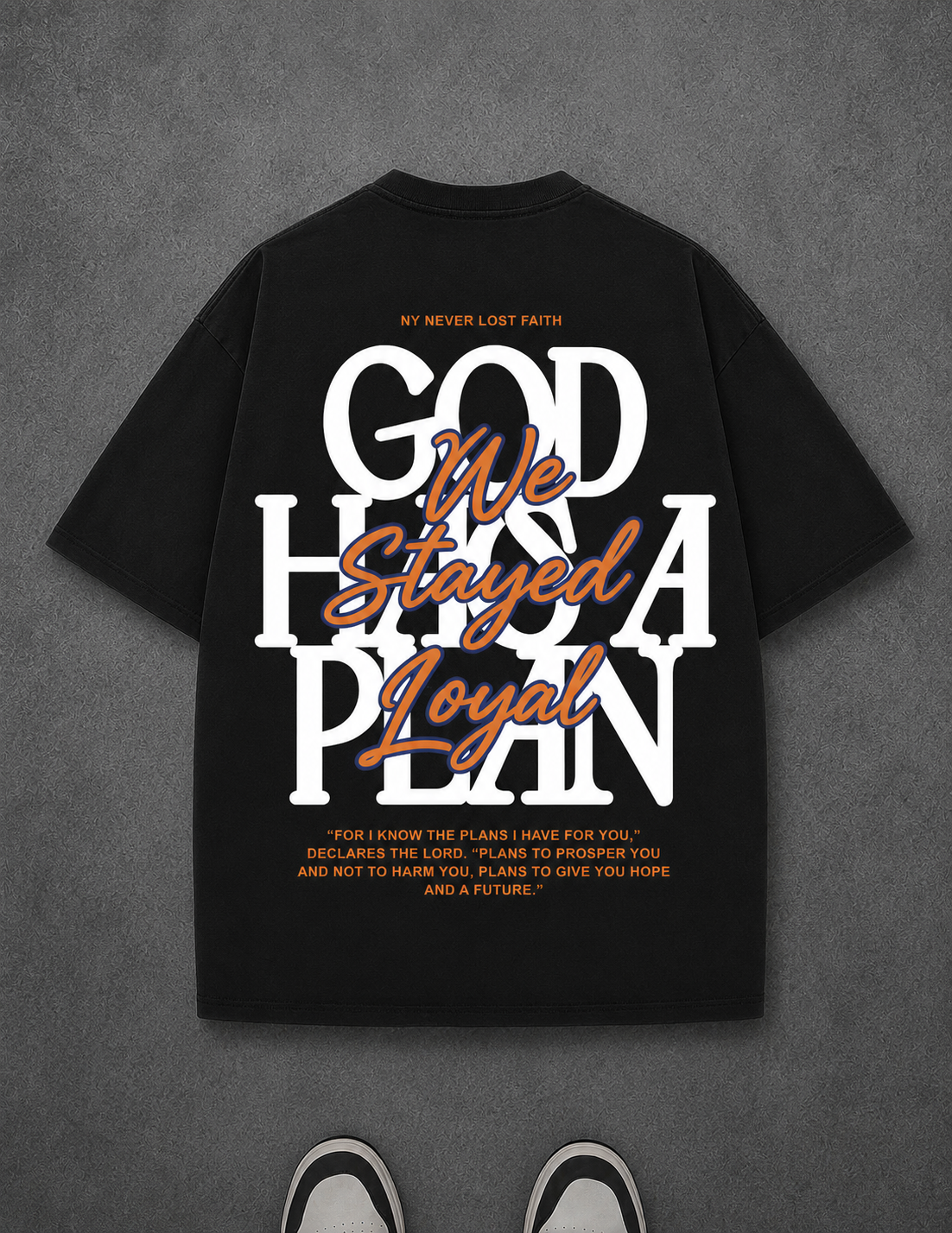 New York "We Stayed Loyal" Knicks Oversized Tee