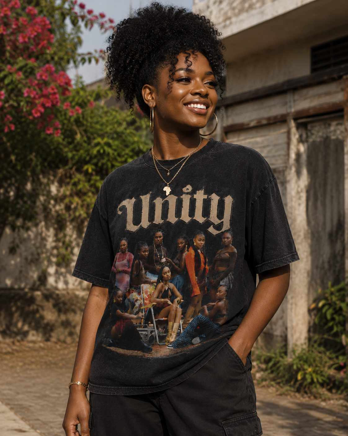 Unity Melanin Queen High-Quality Unisex Graphic Tee
