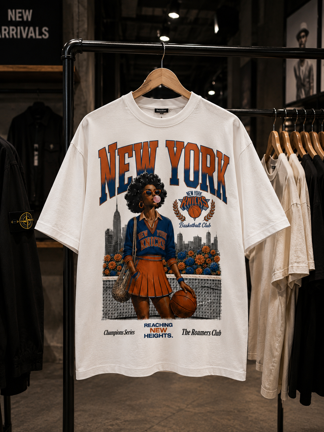 New York Queen City Streetwear Tee – "Reaching New Heights Edition"
