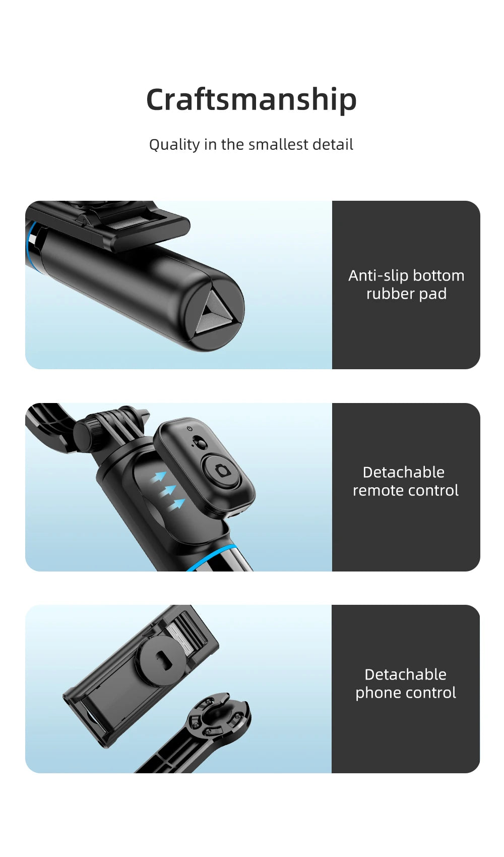 Telescopic Selfie Stick Tripod Monopod Stand Mobile Phone Support Wireless Gimbal Stabilizer For iPhone Android Holder