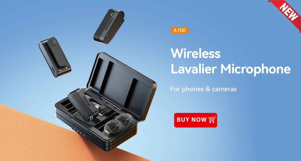 ULANZI Wireless Lavalier Microphone for iPhone 17 16 iPad