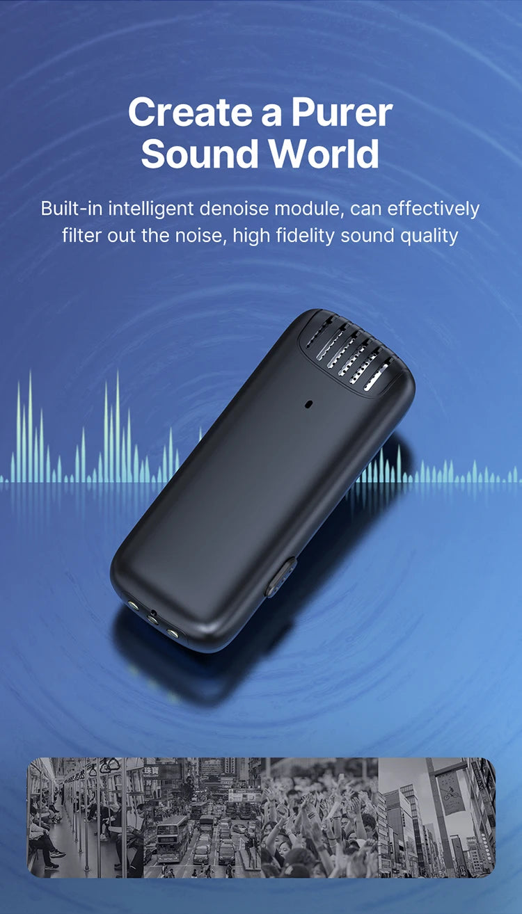 ULANZI Wireless Lavalier Microphone for iPhone 17 16 iPad