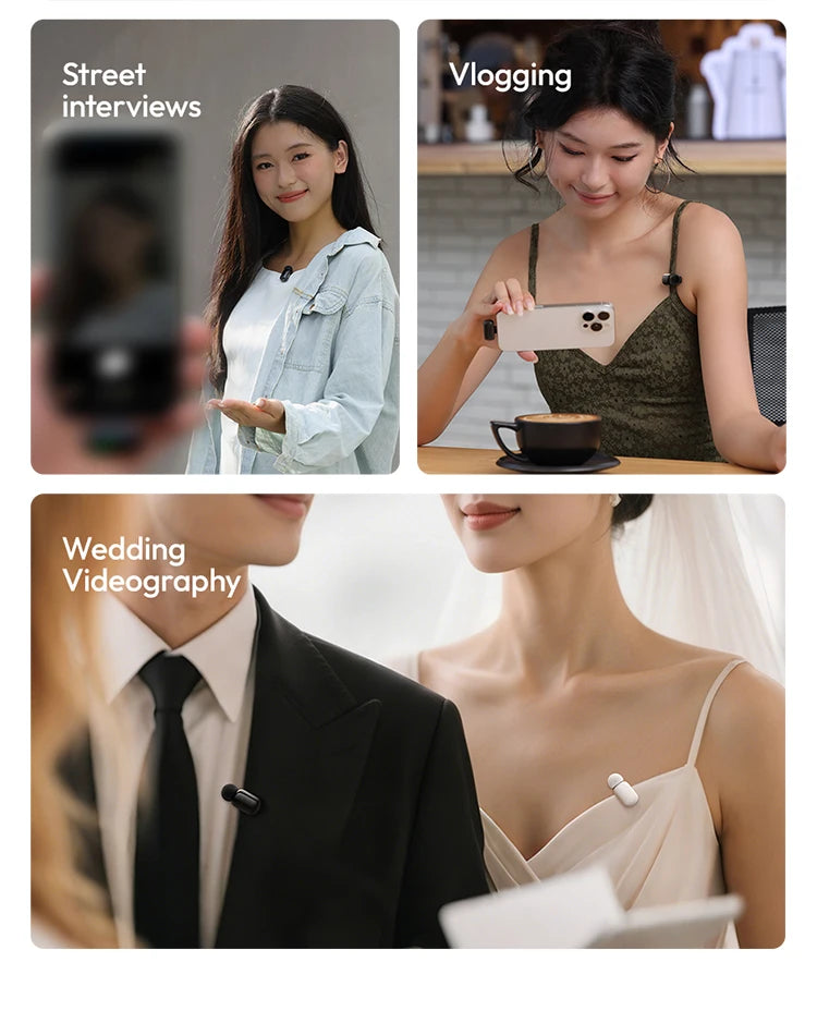 ULANZI Wireless Lavalier Microphone for iPhone 17 16 iPad