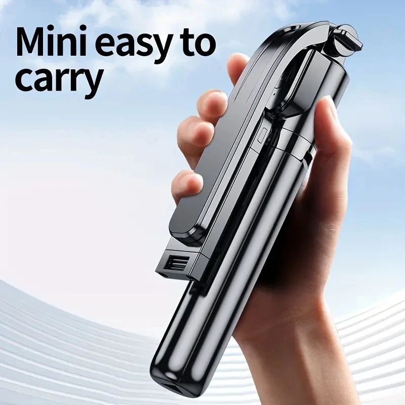 Telescopic Selfie Stick Tripod Monopod Stand Mobile Phone Support Wireless Gimbal Stabilizer For iPhone Android Holder